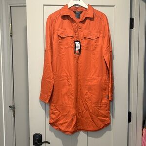 5.11 Tactical Orange Button-Up Shirt
